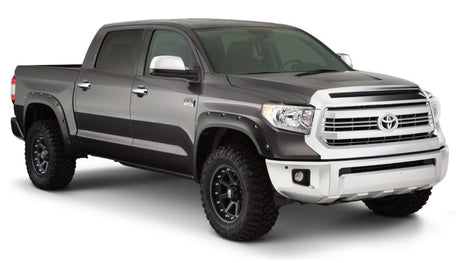 Bushwacker 14-18 Toyota Tundra Fleetside Pocket Style Flares 4pc 66.7/78.7/97.6in Bed - Black 30918-02