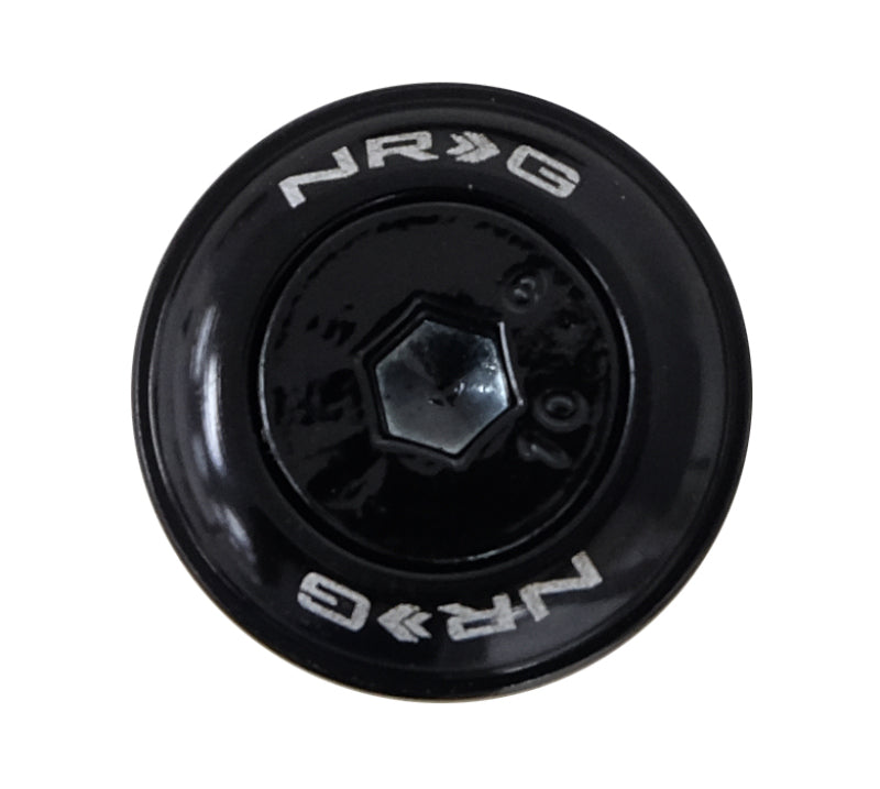 NRG Fender Washer Kit w/Color Matched M6 Bolt Rivets For Plastic (Black) - Set of 10 FW-150BK