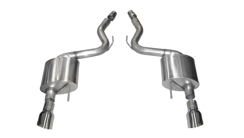 Corsa 2015 Ford Mustang GT 5.0 3in Axle Back Exhaust, Polish Dual 4.5in Tip *Sport* 14326
