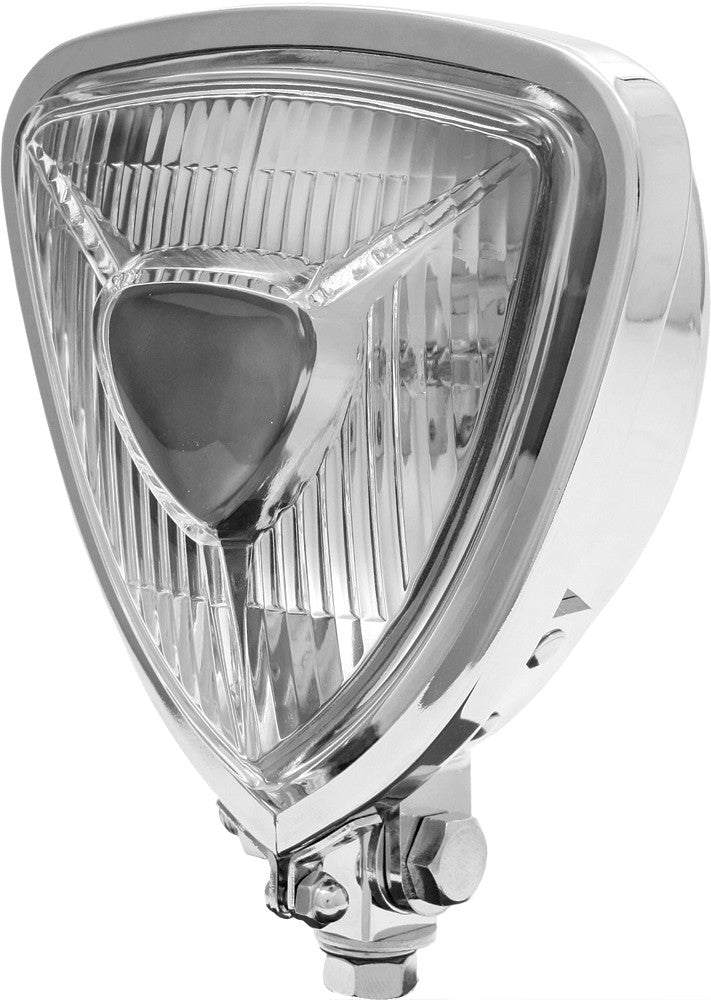 WEST-EAGLE Triangle Headlight Chrome 5841