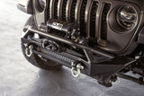 DV8 Offroad 07-23 Jeep Wrangler JK/JL & Gladiator JT FS-1 Series Stubby Front Bumper FBJL-11