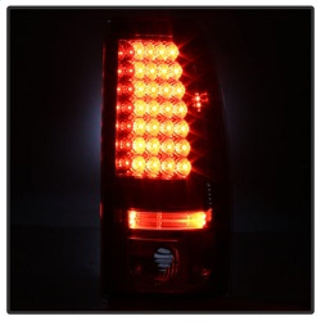 Spyder Chevy Silverado 1500 03-06 (Not Fit Stepside)LED Tail Lights Red Clear ALT-YD-CS03-LED-RC 5001740