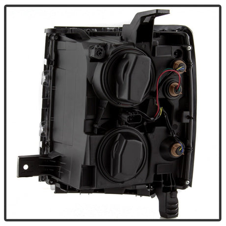 xTune 14-15 Chevy Silverado 1500 (New Body) OEM Style Headlights w/Trim - Blk (HD-JH-CS14-CC-BK) 9042447