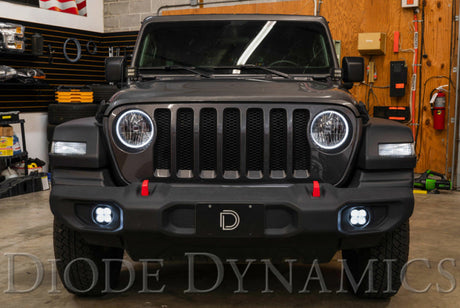 Diode Dynamics SS3 Type MS LED Fog Light Kit Pro - Yellow SAE Fog DD6581