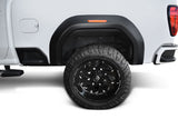 Bushwacker 20-21 GMC Sierra 2500HD Extend-A-Fender Style Flares Front 4pc - Black 40988-02