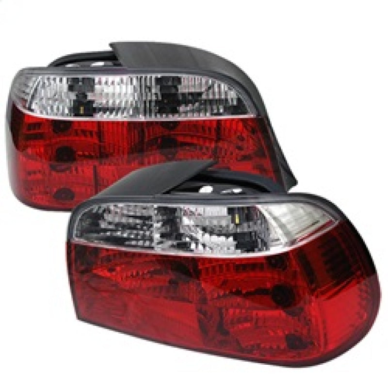 Spyder BMW E38 7-Series 95-01 Crystal Tail Lights Red Clear ALT-YD-BE3895-RC 5000651