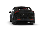 Rally Armor 2022 Tesla Model X/X Plaid Black UR Mud Flap - Metallic Black Logo MF102-UR-BLK/MBK