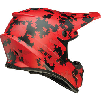 IN STOCK OPEN BOX  Z1R -  Rise Helmet - Digi Camo - Red - Small - 0110-7283