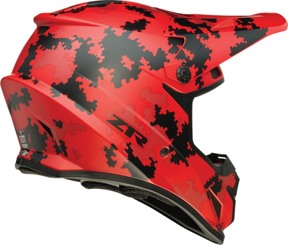 Z1R Rise Helmet - Digi Camo - Red - XS 0110-7280