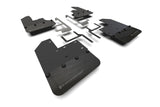 Rally Armor 19-23 Jeep JT Gladiator Mojave/Rubicon Black Mud Flap w/ Grey Logo MF104-BLK-GRY