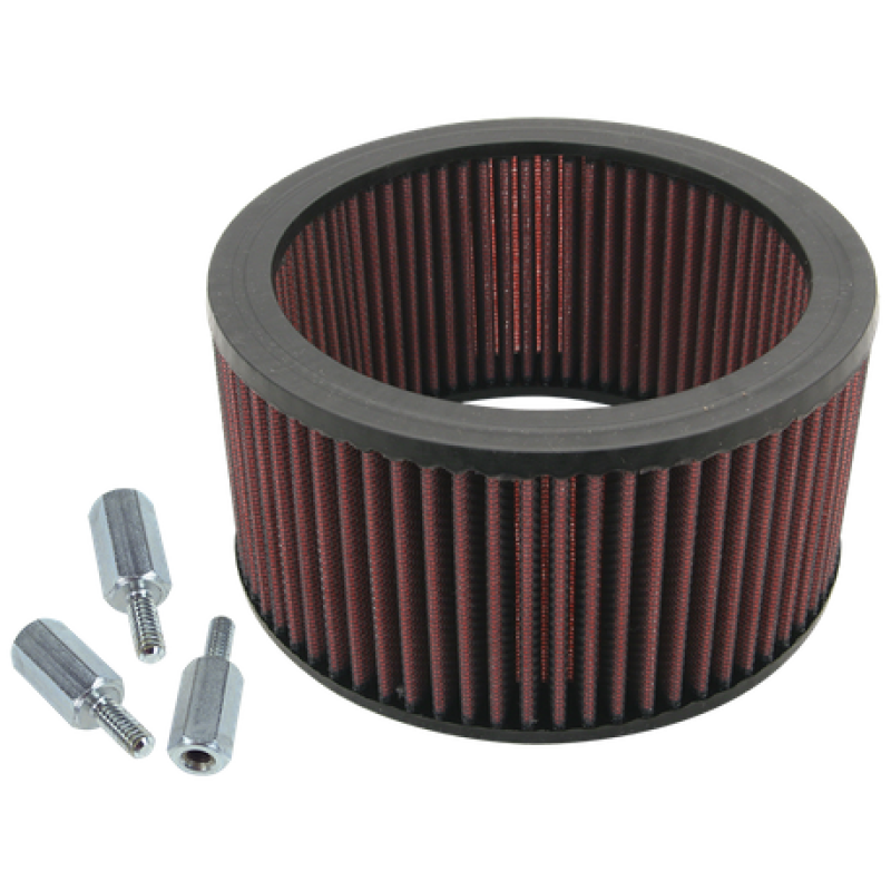 S&S Cycle Super E/G Carbs High Flow Air Filter Kit w/ Spacers For S&S Teardrop Air Cleaner 17-0045