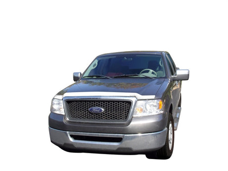 AVS 04-08 Ford F-150 Aeroskin Low Profile Hood Shield - Chrome 622009