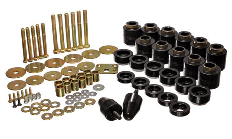 Energy Suspension 1in Black Body Lift Kit 2.4108G