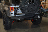 DV8 Offroad 07-18 Jeep Wrangler JK Rear Bumper Full Length RBSTTB-09