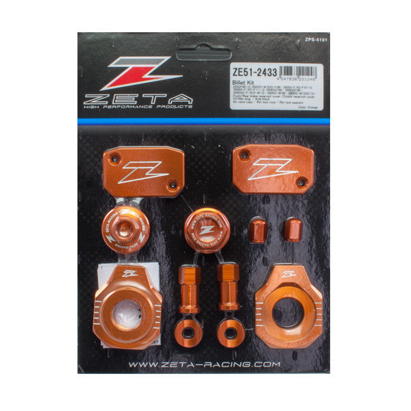 ZETA Billet Kit Ktm Orange ZE51-2433