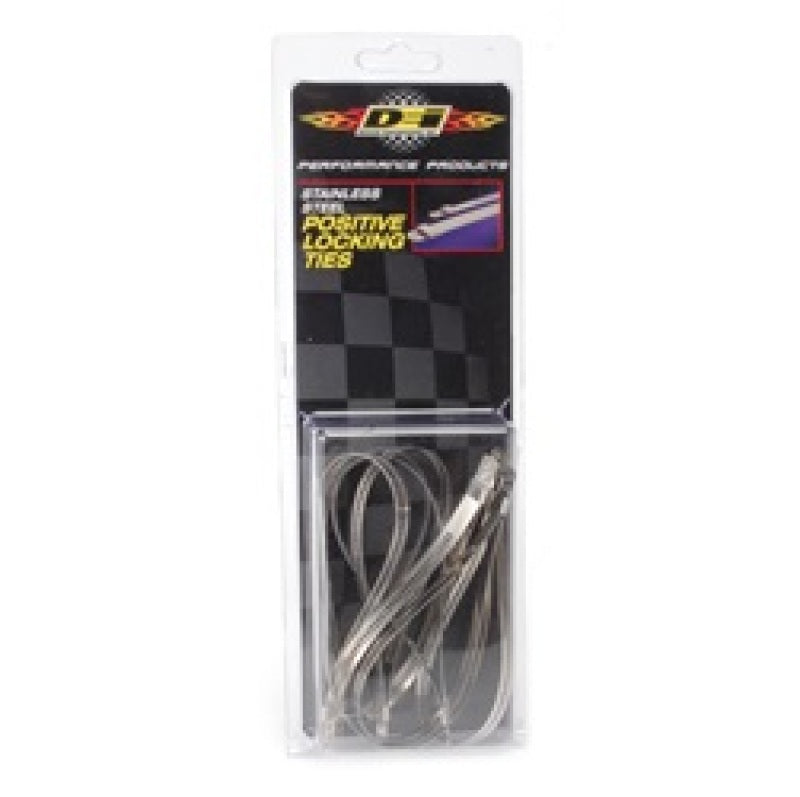 DEI Stainless Steel Positive Locking Tie 1/4in (7mm) x 9in - 8 per pack 10208