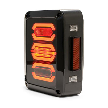 DV8 Offroad 07-18 Jeep Wrangler JK Octagon LED Tail Light TLJK-02