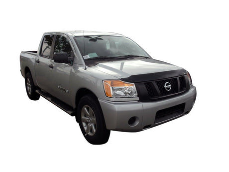 AVS 04-15 Nissan Armada Aeroskin Low Profile Acrylic Hood Shield - Smoke 322048