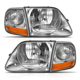 ANZO 1997-2003 Ford F-150 Crystal Headlight G2 Clear With Parking Light 111438
