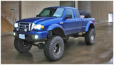 Bushwacker 93-11 Ford Ranger Cutout Style Flares 2pc - Black 21027-11