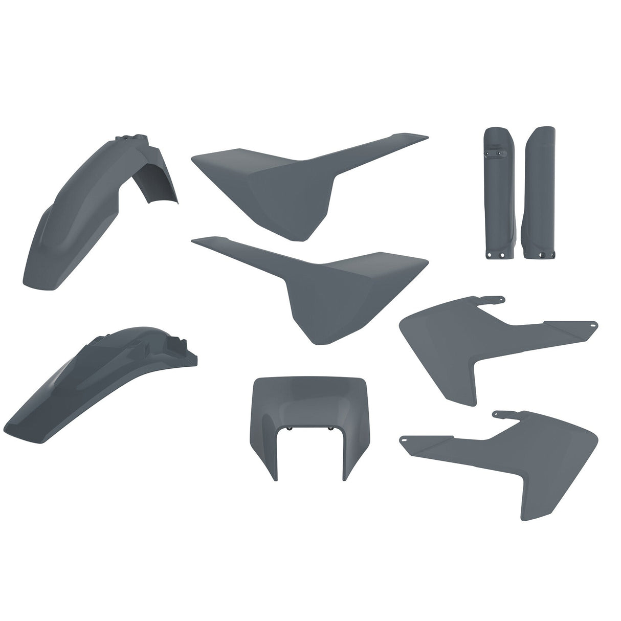 POLISPORT Enduro Kit With Mask Nardo Grey Hus 90898