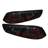 Spyder Mitsubishi Lancer/Evolution X 08-14 LED Tail Lights Smke ALT-YD-MITEVO1008-LED-SM 5030399