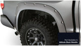 Bushwacker 16-18 Toyota Tundra Fleetside Pocket Style Flares 4pc - Midnight Black 30918-43