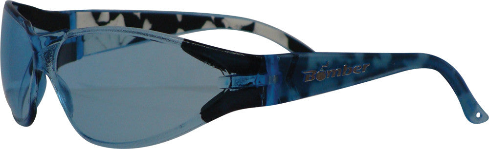 BOMBER A-Bomb Safety Sunglasses Light Blue W/Light Blue Lens F107