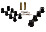 Energy Suspension Jeep Spring Bushing Set - Black 2.2116G