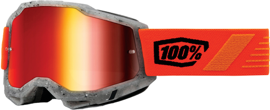 100% Accuri 2 Goggle Schrute Mirror Red Lens 50014-00017