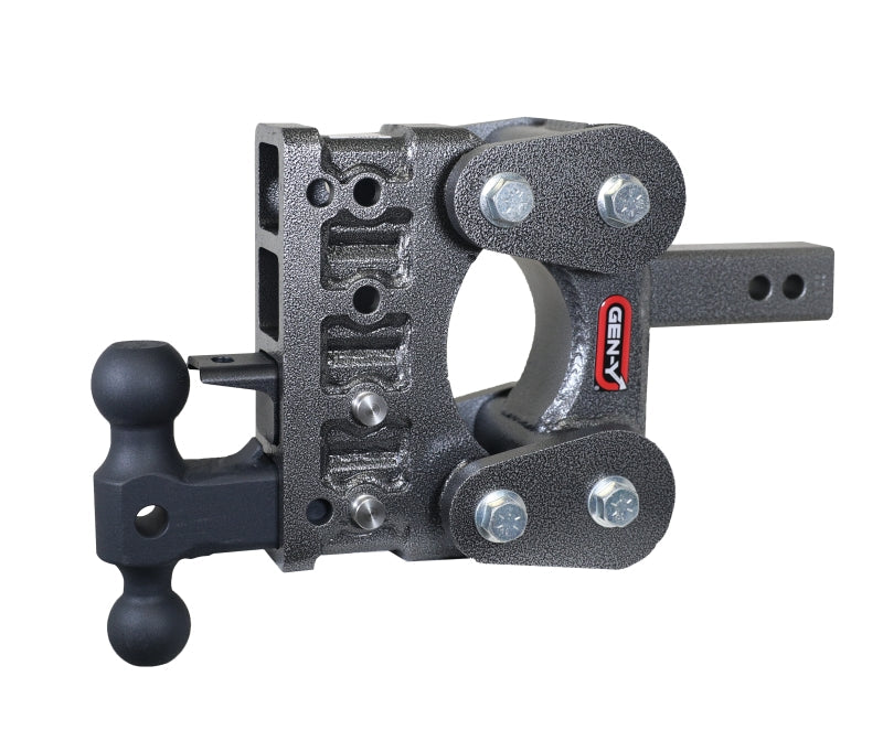 Gen-Y The Boss Torsion-Flex 2in Shank 5in Drop 16K Hitch w/GH-051 Dual-Ball/GH-032 Pintle Lock GH-1224