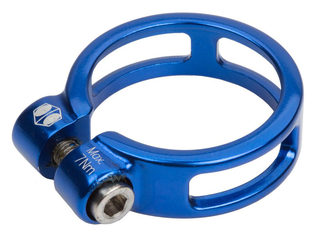 BOX Helix Seat Clamp 34.9mm Blue Blue 34.9mm BX-SC140F349-BL