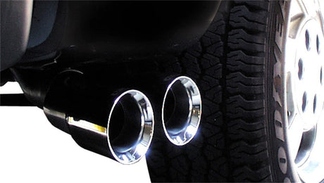 Corsa 02-07 GMC Sierra Reg. Cab/Short Bed 1500 4.8L V8 Polished Sport Cat-Back Exhaust 14261