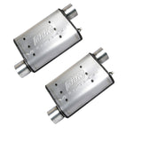 BBK 86-04 Mustang Cat Back Kit Varitune Mufflers Stainless Steel Tips 3001