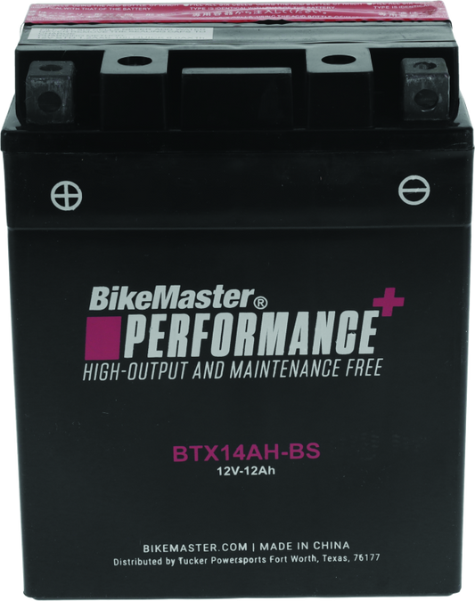 BikeMaster BTX14AH-BS Battery 781308