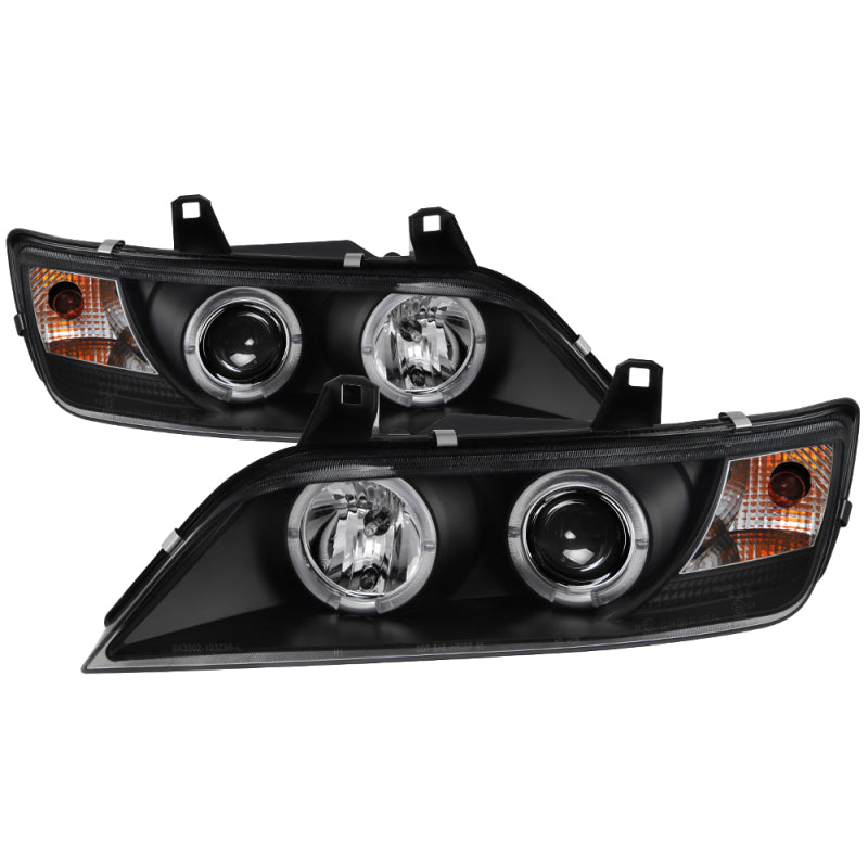 Spyder BMW Z3 96-02 Projector Headlights LED Halo Black High H1 Low H1 PRO-YD-BMWZ396-HL-BK 5009081