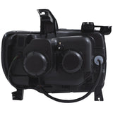 ANZO 2015+ GMC Canyon Projector Headlights w/ Plank Style Design Black w/ Amber 111381