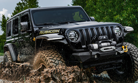 Bushwacker 18-21 Jeep Wrangler JL (2-Door & 4-Door) Flat Style Flares 4pc - Black 11950-07