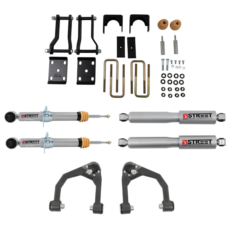 Belltech 19-21 Ford Ranger 2WD (All Cabs) Front And Rear Complete Kit w/ Street Performance Shocks 1042SP