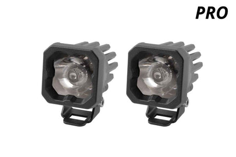 Diode Dynamics Stage Series C1 LED Pod Pro - White Flood Standard RBL (Pair) DD6461P