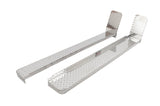 Deezee 08-14 Ford Econoline/E-Series Van Running Board Cab Section Brite-Tread Aluminum (Front Door) DZ 2045