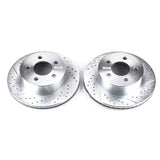 Power Stop 99-01 Jeep Cherokee Front Evolution Drilled & Slotted Rotors - Pair AR8745XPR