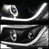 Spyder Chevy Cruze 11-14 Projector Headlights Light Tube DRL Blk PRO-YD-CCRZ11-LTDRL-BK 5074164