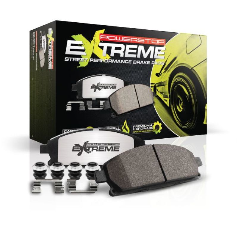 Power Stop 07-15 Audi Q7 Front Z26 Extreme Street Brake Pads w/Hardware Z26-977