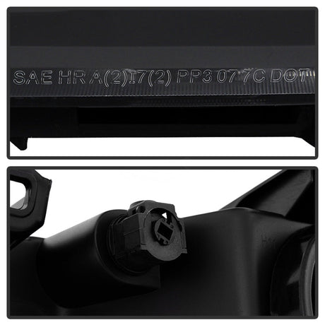 Xtune GMC Sierra 07-13 Crystal Headlights Black HD-JH-GSIE07-AM-BK 9034749