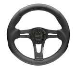 NRG Reinforced Steering Wheel (320mm) w/Carbon Center Spoke RST-002RCF
