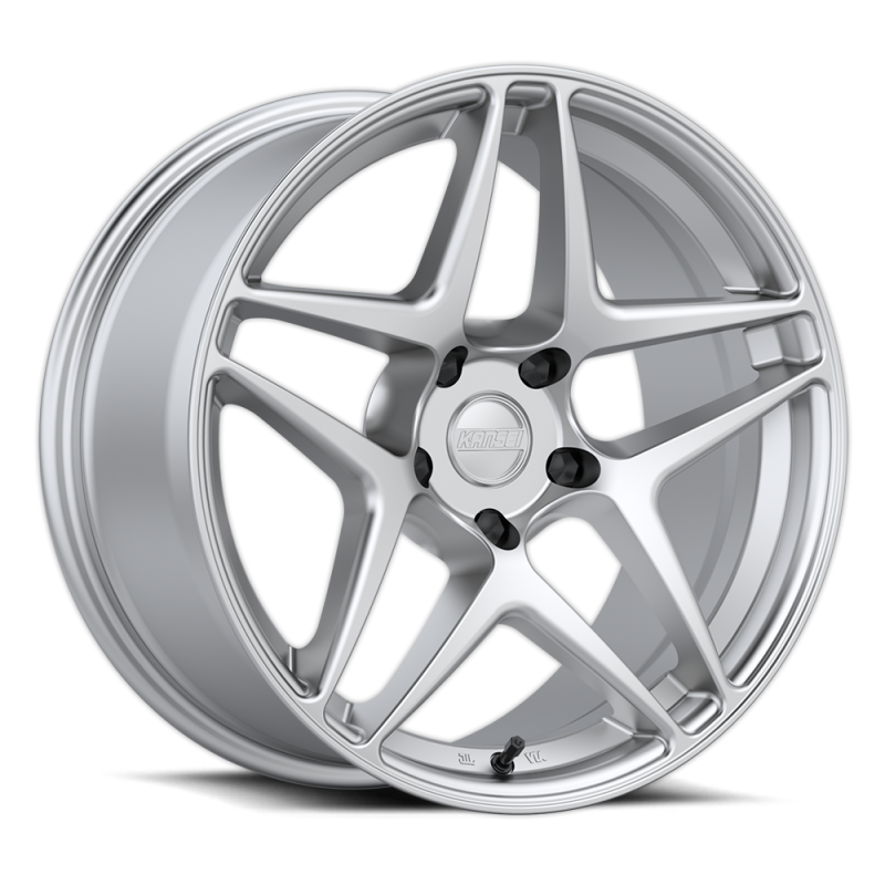 Kansei K15H Astro 18x9.5in / 5x114.3 BP / 22mm Offset / 73.1mm Bore - Hyper Silver Wheel K15H-189512+22