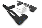 Rally Armor 2023+ Honda Civic Type R Black Mud Flap Light Blue Logo MF97-UR-BLK-NB