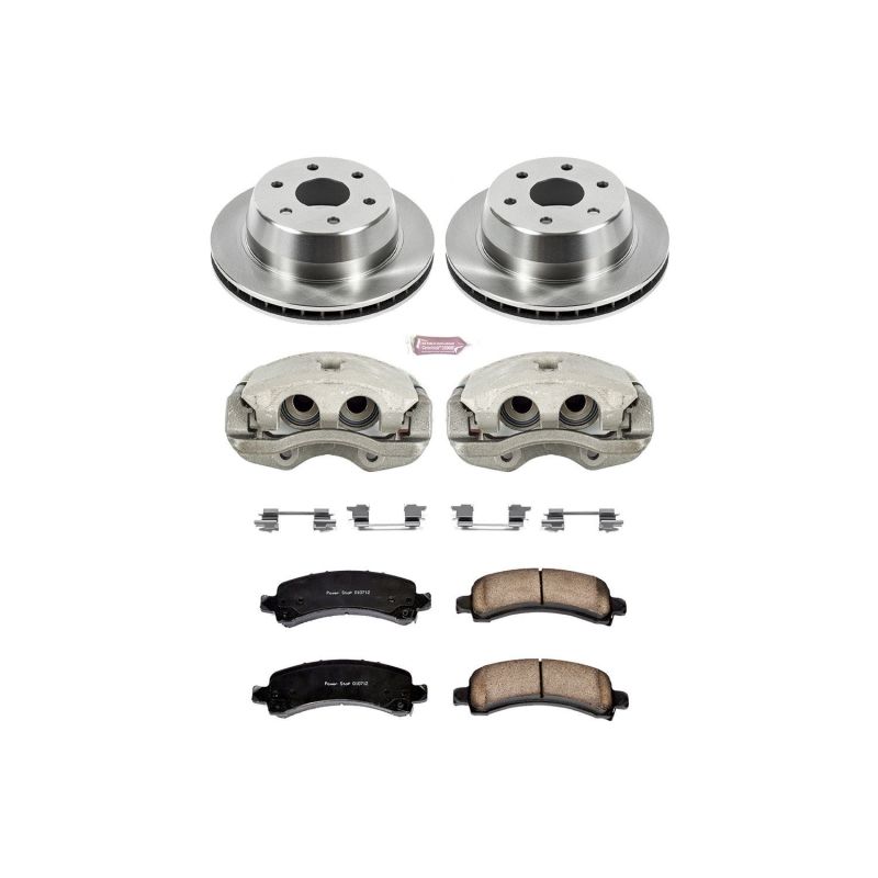Power Stop 03-06 Cadillac Escalade Rear Autospecialty Brake Kit w/Calipers KCOE2047