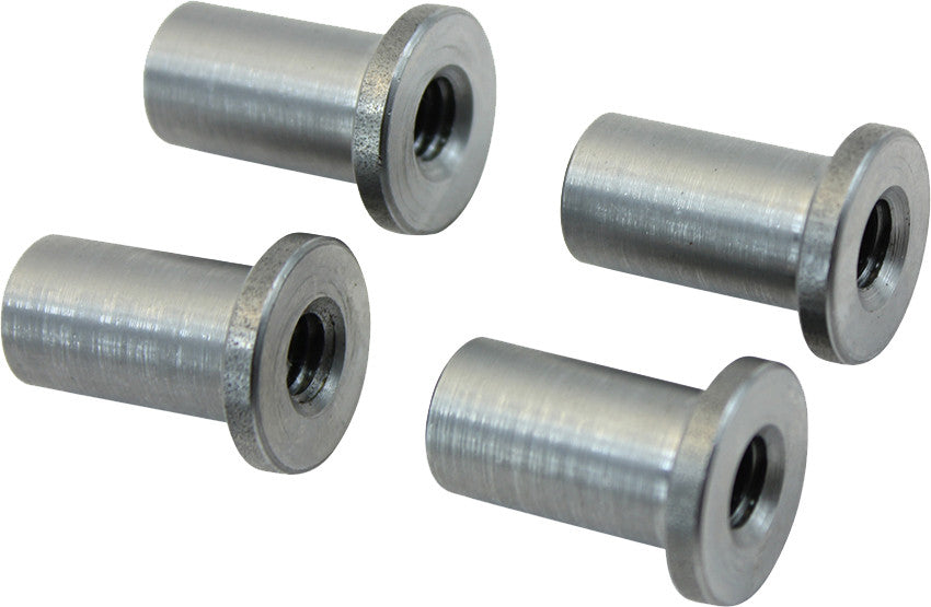 TC BROS Tophat Style Blind Threaded 5/16-18 Steel Bungs 4/Pk 104-0056